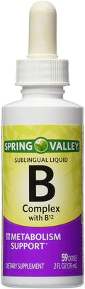 Complejo B en Gotas Sublinguales para Adultos con Vitamina B6, B12, Niacina, Riboflavina y Ácido Pantoténico