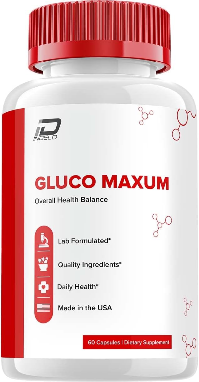 Gluco Maxum Cápsulas - Suplemento Avanzado de Fórmula Natural (60 Cápsulas)