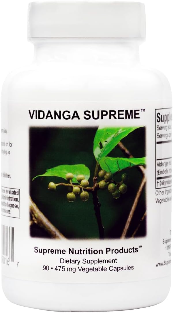 Supreme Nutrition Vidanga Supreme, 90 Cápsulas Vegetarianas