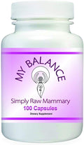 Simply Raw Mammary Glandular. Glándula Mamaria Bovina 400 mg, 100 Cápsulas - My Balance