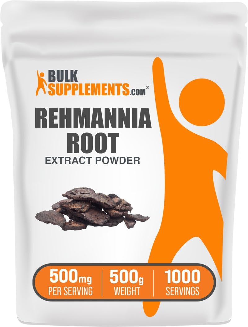 BulkSupplements Rehmannia Extract Powder - 500 g (1.1 lb)
