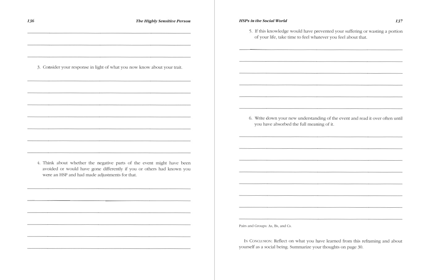 El cuaderno de trabajo de la persona altamente sensible