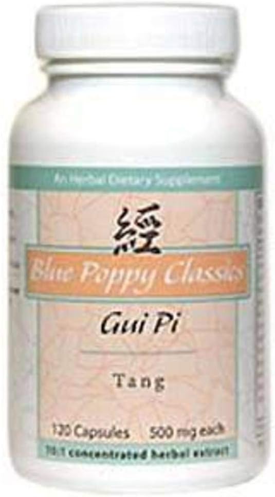 Gui Pi Tang (120 cápsulas, 500 mg cada una) - Blue Poppy - görsel 1