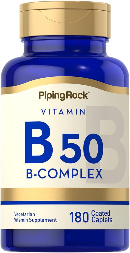 Piping Rock Complejo de Vitamina B50, 180 Comprimidos