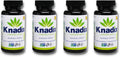 Knadix Aceite de Cáñamo - Omega 3-6, Vitaminas y Minerales - 120 Cápsulas (Pack de 4)