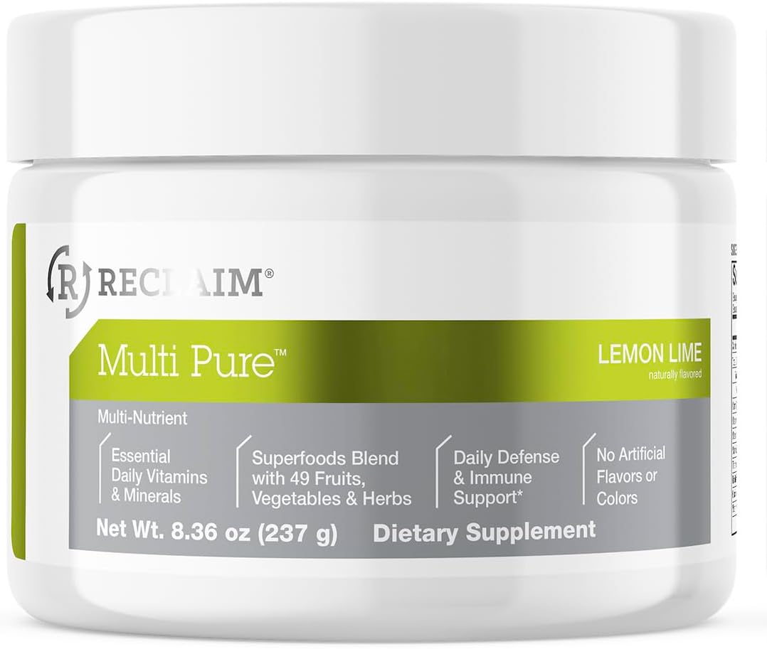 Reclaim Multi Pure Lemon Lime - Mezcla Multivitamínica y Mineral en Polvo