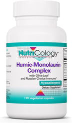 Nutricology Humic-Monolaurin Complex – 120 Capsules (Humic Acid 250 mg, Monolaurin 500 mg)
