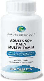 Earth's Splendor Multivitamínico para Adultos 50+ (120 Comprimidos)