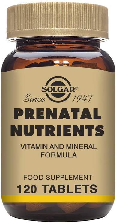 Solgar Nutrientes Prenatales, 120 comprimidos