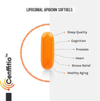 Cenffitio Apigenina Liposomal 500mg en Cápsulas Blandas - con Fisetina, Quercetina y Teanflavinas - 120 Cápsulas (4 Meses)