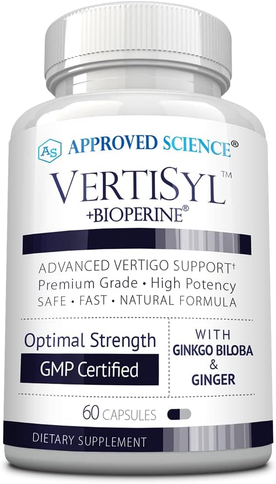 Approved Science VertiSyl - Ginkgo Biloba, Jengibre, Vitamina D3, BioPerine - 60 Cápsulas