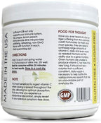 Sufficient-C 4.000 mg Vitamina C de alta dosis, mezcla para bebida de limón y melocotón 250 g