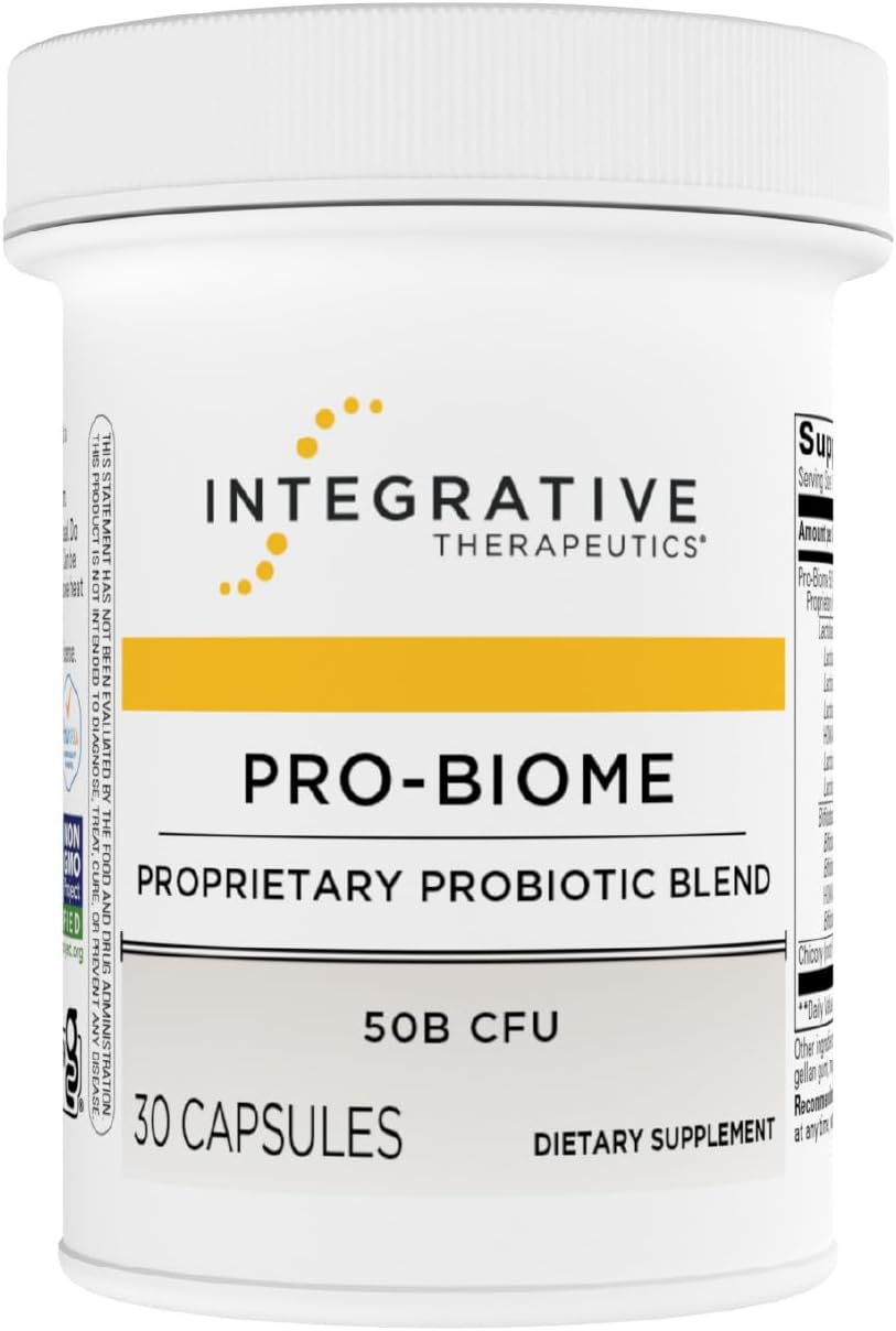 Integrative Therapeutics Pro-Biome - Mezcla probiótica para salud digestiva y apoyo inmunitario - 30 cápsulas