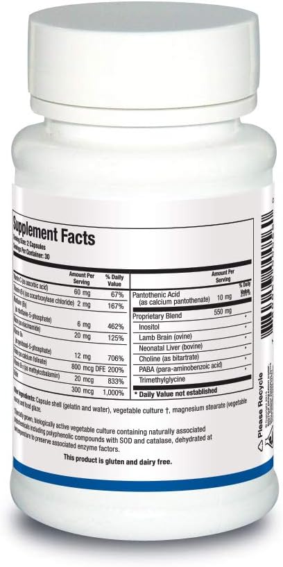 Biotics Research Bio GGG B Complejo B - 60 Cápsulas