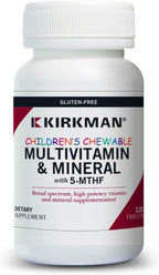 Kirkman Children's Multivitamin & Mineral Chewable con 5-MTHF - 120 Cápsulas