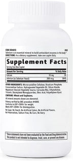 GNC Selenio 200mcg. Mineral Esencial, 200 Comprimidos