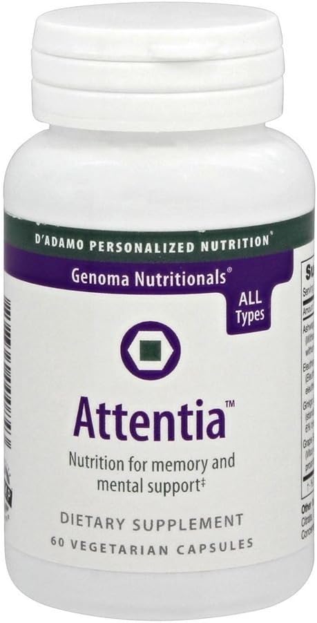 D'Adamo Personalized Nutrition Attentia, 60 Comprimidos