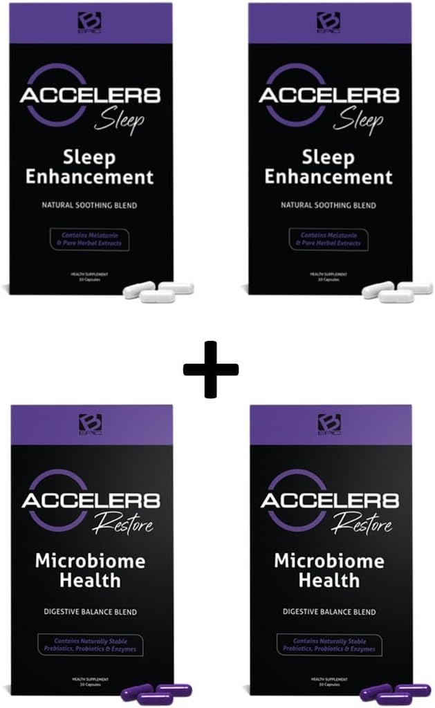BEpic Acceler8 Sleep + Restore - 2 Month Supply (120 Capsules)