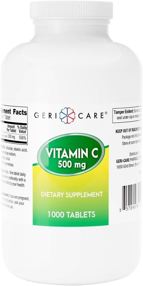 GeriCare Vitamina C 500 mg, 200 Comprimidos