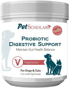 Pet Scholars Probiotic Digestive Support for Dogs & Cats (2.12 oz)