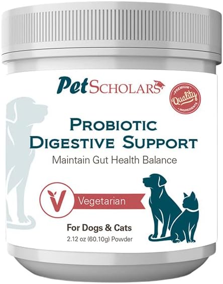 Pet Scholars Probiotic Digestive Support for – Favorece la digestión normal: Los probióticos ayudan a descomponer – Image 1
