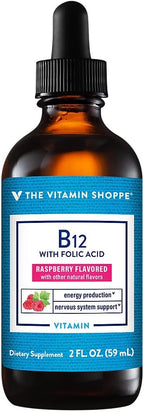 The Vitamin Shoppe Vitamin B12 - Energy Production, Nervous System & Red Blood Cell Support, Daily B Vitamin