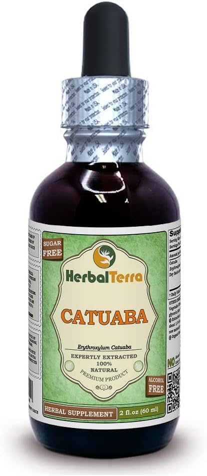 Tintura de Catuaba (Erythroxylum Catuaba) Extracto Líquido de Corteza Seca 120 ml
