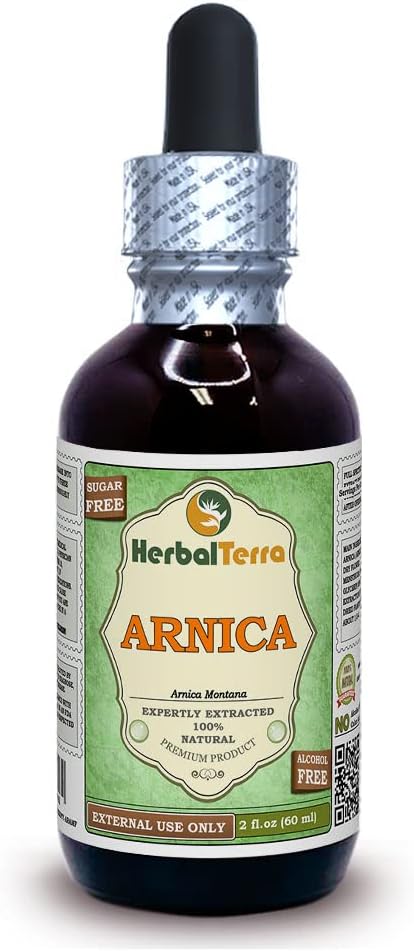 Árnica (Arnica Montana) Extracto Líquido de Flores Secas, 2 Galones