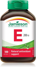 Jamieson Vitamina E 200 UI, 100 Cápsulas Blandas