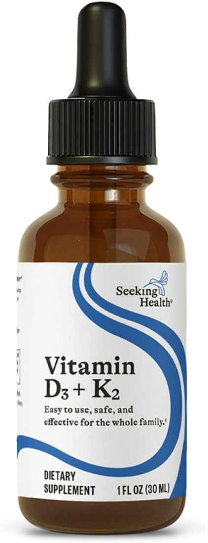 Seeking Health Vitamina D3 + K2 Gotas - 30 ml