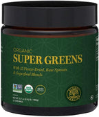 Global Healing Super Greens Orgánico en Polvo - Mezcla de 15 Brotes Enteros