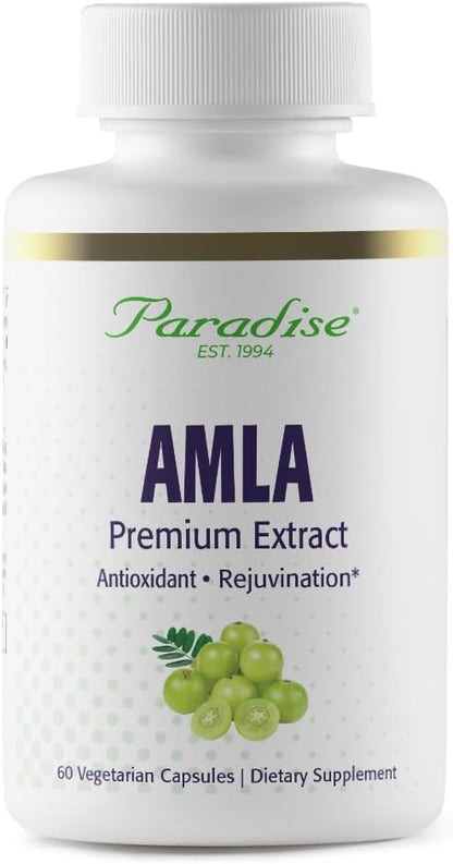 Paradise Herbs Amla – Vitamina C Orgánica de – Funcionamiento normal del sistema inmunitario. Ayuda a mantener las – Image 1