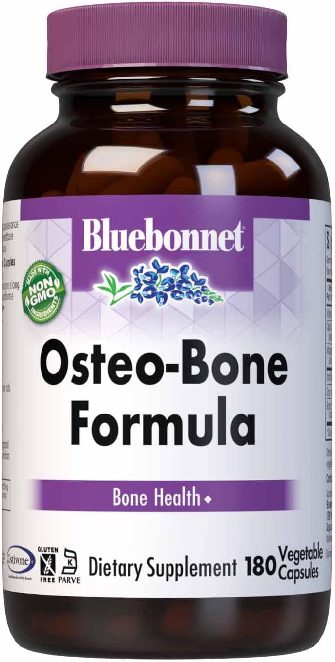 BlueBonnet Osteo-Bone Formula – 180 Cápsulas Vegetarianas