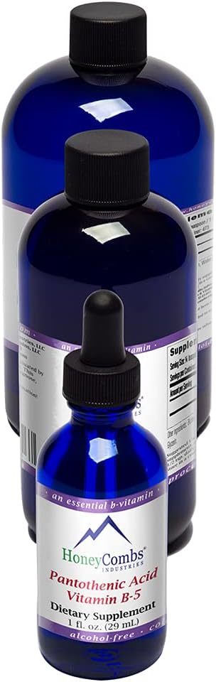 HoneyCombs Gotas Líquidas de Vitamina B5 (Ácido Pantoténico) - 473 ml