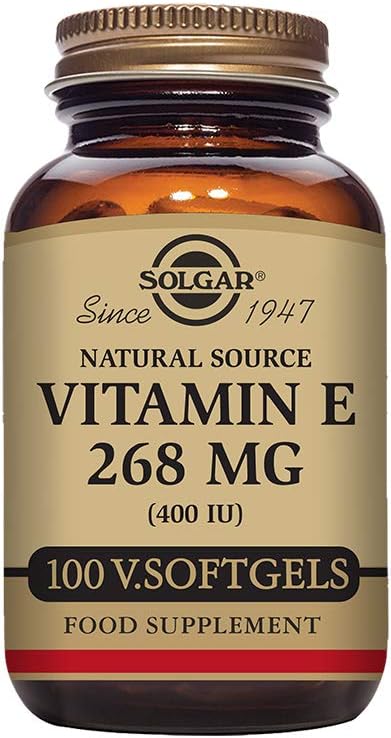 Solgar Vitamina E 268 mg (400 IU), 100 Cápsulas Vegetales