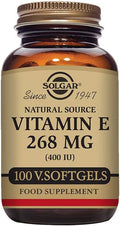 Solgar Vitamina E 268 mg (400 IU), 100 Cápsulas Vegetales