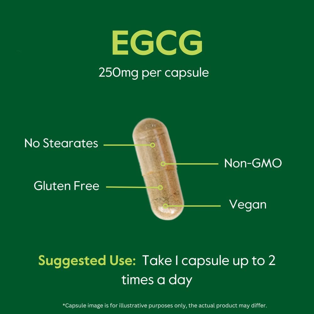 BESTVITE EGCG 250mg (120 Cápsulas Vegetales)