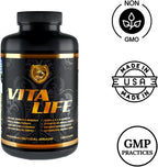 RSN Vita Life Multivitamínico Completo + CoQ-10, EFA, Vegetales y Hierbas, 150 Cápsulas