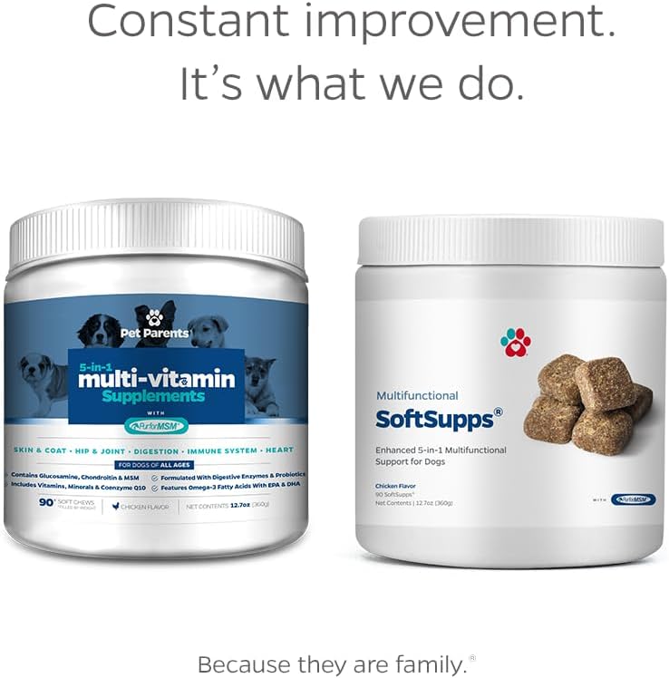 Pet Parents® Multifunctional SoftSupps® 5-en-1 Complemento para Perros, 90 unidades