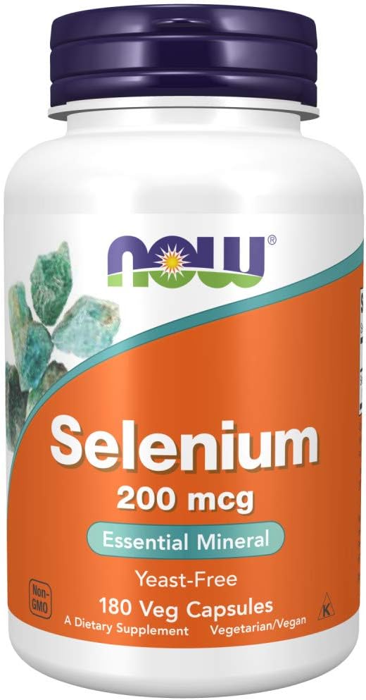 NOW Foods Selenium 200 mcg - 180 Veg Capsules