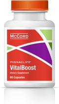 McCord VitalBoost: Complemento de Energía, Memoria e Inmunidad con Vitamina D3, Magnesio, Zinc y Olivamina - 60 Cápsulas