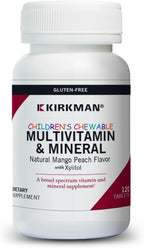 Kirkman Children's Chewable Multivitamin & Mineral, 120 comprimidos