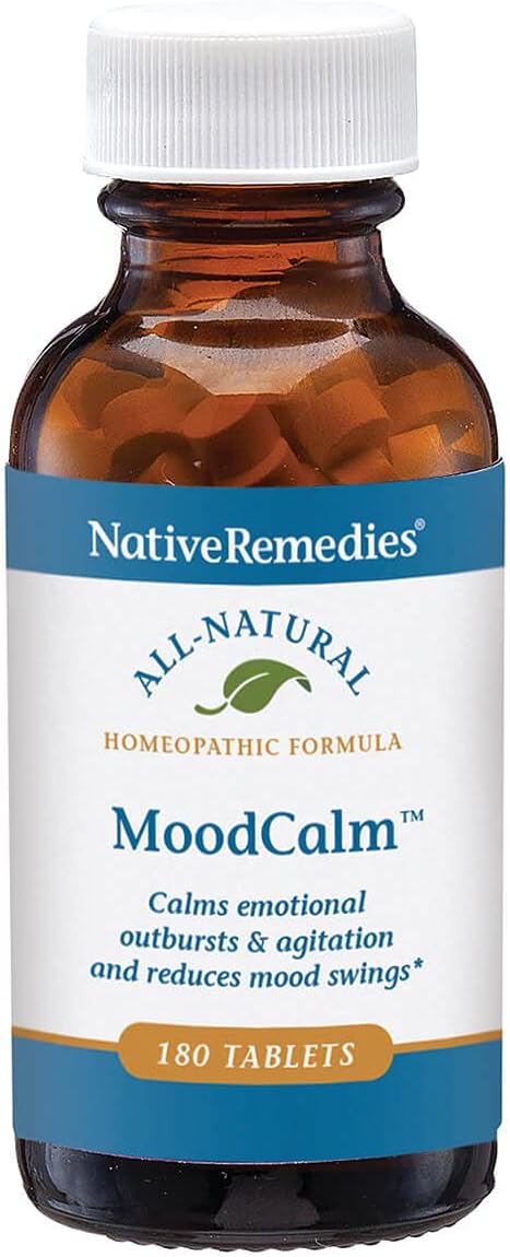 MoodCalm de Native Remedies - 180 Comprimidos Homeopáticos para el Equilibrio Emocional