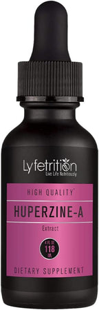 Lyfetrition Huperzina-A Suplemento Líquido 380 mcg, 4 Oz (118 ml), 220 Servicios