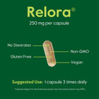 BESTVITE Relora 250mg – 120 Cápsulas Vegetales – Suplemento para el Estrés Ocasional