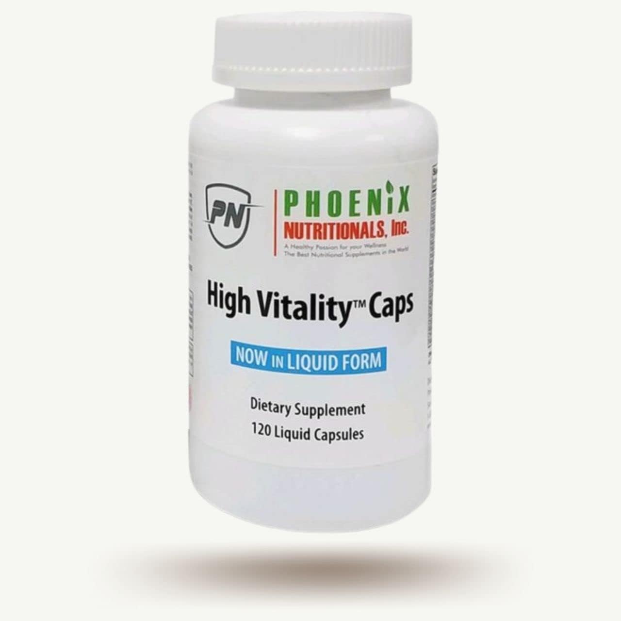 High Vitality Multivitamin and Mineral Full Spectrum Gel Easy Swallow Caps Absorption Potency Liquid Essential Nutrient Hair, Skin, Nails, Adrenal, Brain Support Blend, 120 Cápsulas