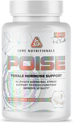 Core Nutritionals Poise Female Hormone Support – Equilibrio Hormonal y Tiroides | 112 Cápsulas Vegetales