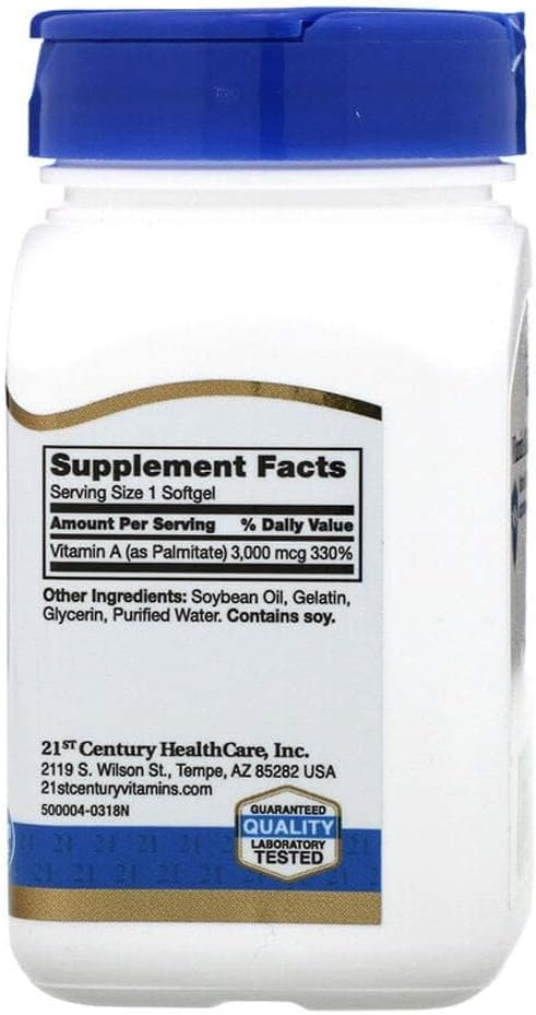 Vitamin A 10,000 IU, 110 Softgels