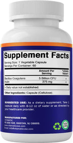 Vitamatic Bacillus Coagulans Probiótico Estable - 60 Cápsulas Vegetales
