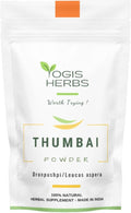 YOGIS HERBS Polvo de Thumbai (Dronpushpi/Leucas aspera) | Suplemento Herbal 100% Natural | 99 g